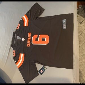 Browns Baker Mayfield stitched size XL jersey